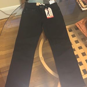Black kids Levi Jeans slim fit size 6 regular